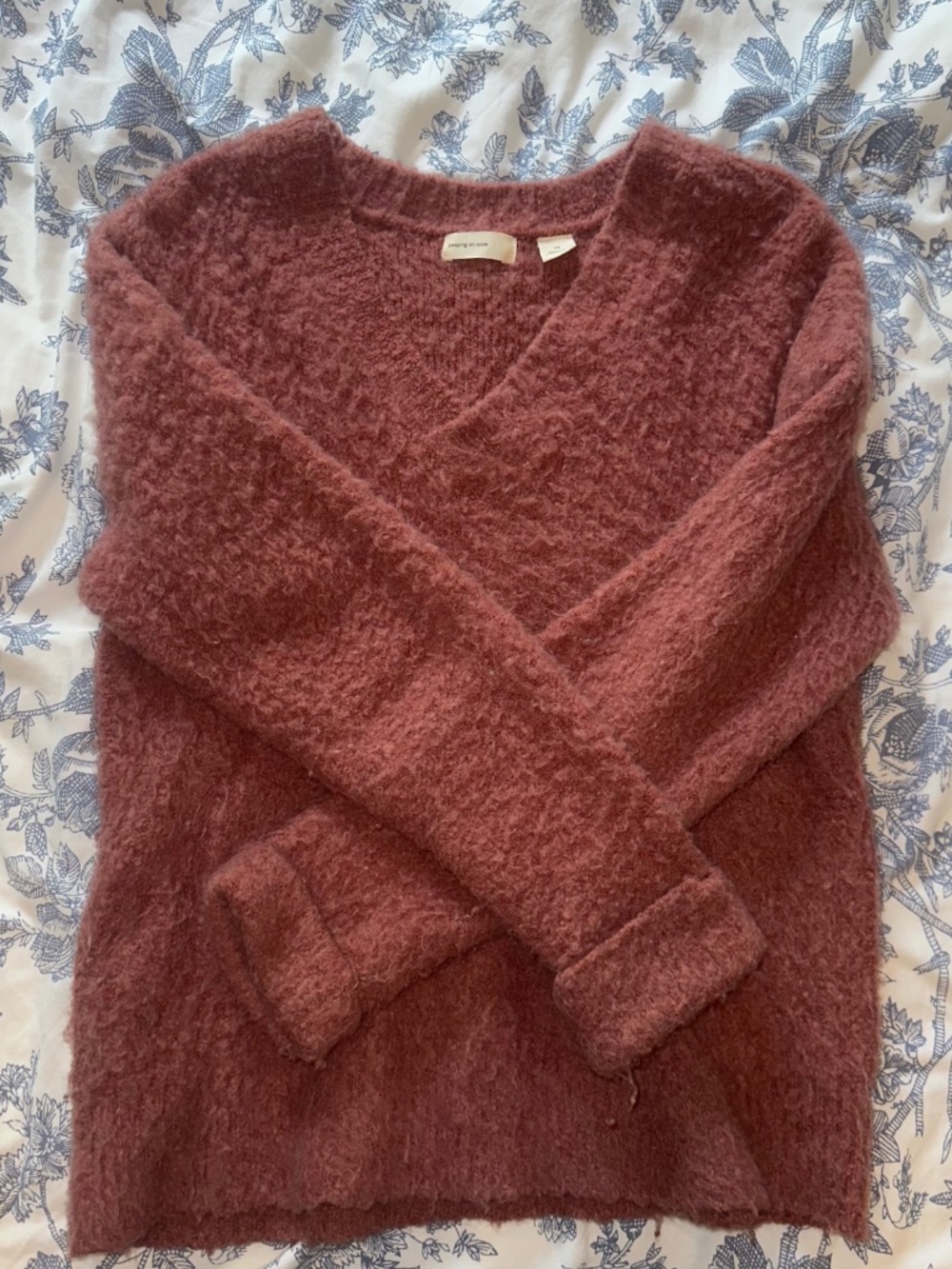 Anthropologie Fuzzy Sweater